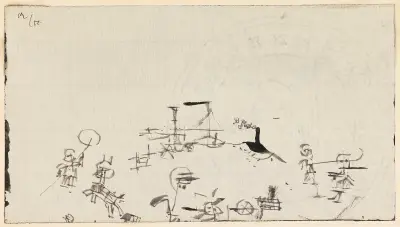 Belebter Strand av Paul Klee
