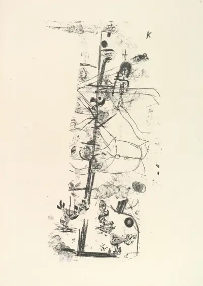 Bird Comedy (Vogelkomödie) av Paul Klee