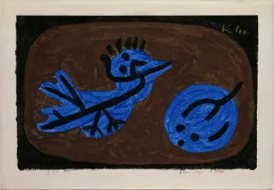 Blue-Bird-Pumpkin av Paul Klee