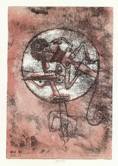 Der Verliebte, 1923 – nr 1 av Paul Klee
