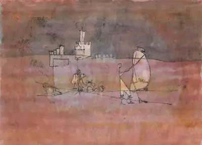 Episode Before an Arab Town av Paul Klee