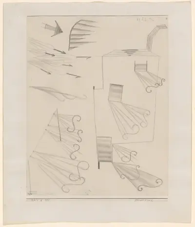Fire Wind av Paul Klee