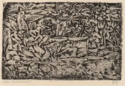 Garden of Passion (Garten der Leidenschaft) av Paul Klee