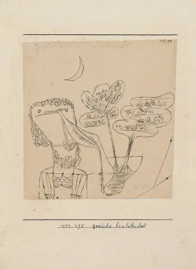 Gerüche beim halben Mond av Paul Klee