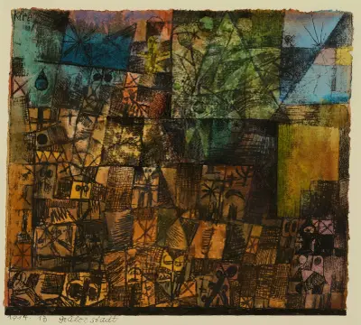 Gräberstadt av Paul Klee