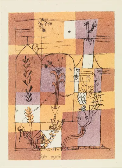 Hoffmanneske Szene av Paul Klee