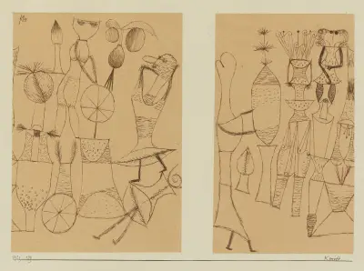 Komödie (Comedy) av Paul Klee