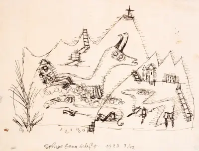 Mountain Landscape av Paul Klee