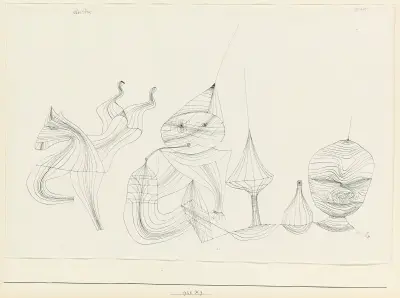 Obertöne (Overtones) av Paul Klee