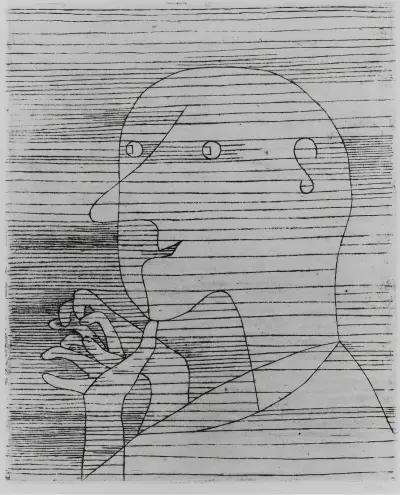 Old Man Counting av Paul Klee