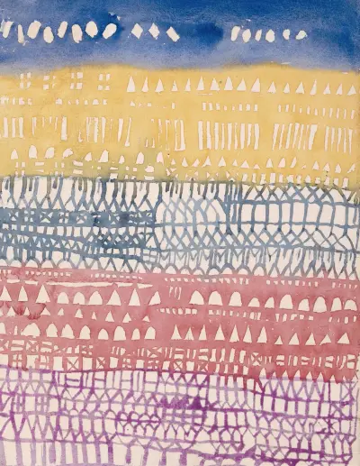 Old town (overview) av Paul Klee