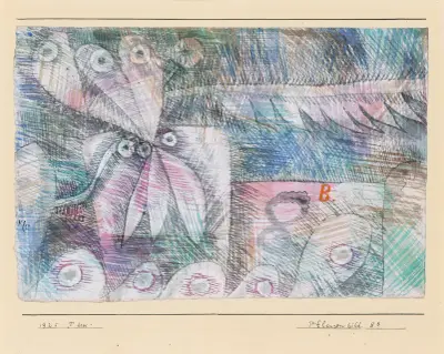 Pflanzen Bild 8.B, 1925 av Paul Klee