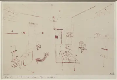 Phantom Perspective, 1920 – nr 2 av Paul Klee
