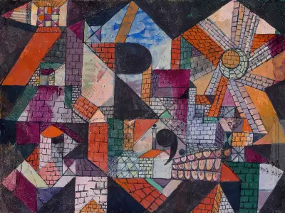 Stadt R av Paul Klee