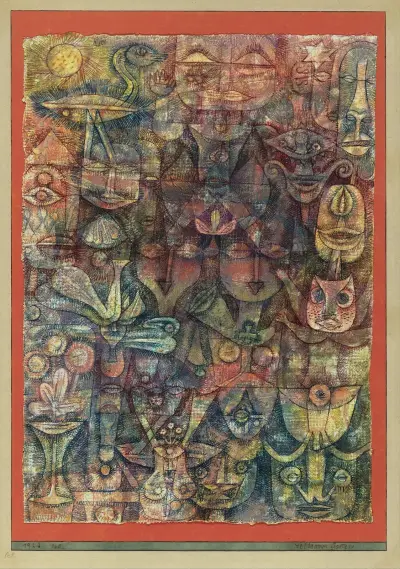 Strange Garden av Paul Klee