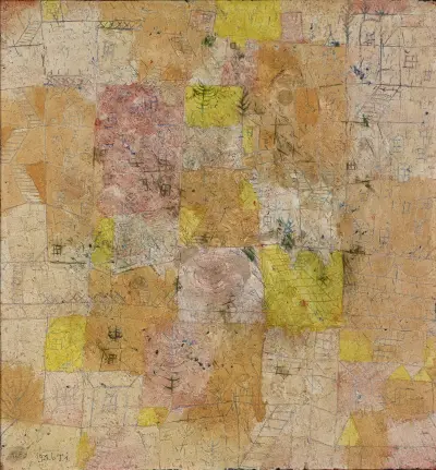 Suburban Idyll (Gartenstadtidyll) av Paul Klee