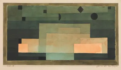 The Firmament Above the Temple av Paul Klee