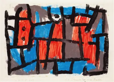 The Hour Before One Night av Paul Klee