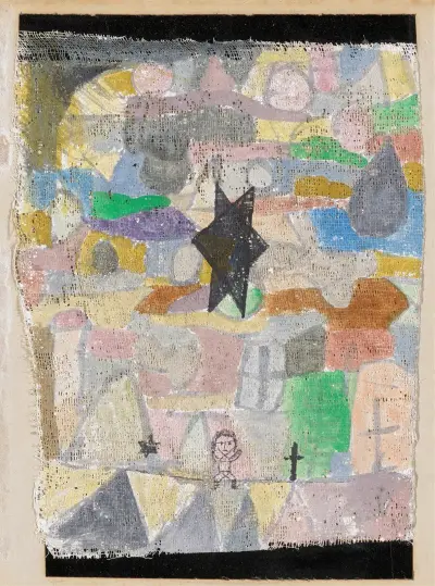 Under a black star av Paul Klee