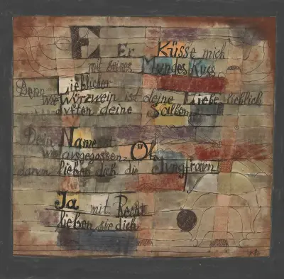 (From the Song of Songs) Version II. av Paul Klee
