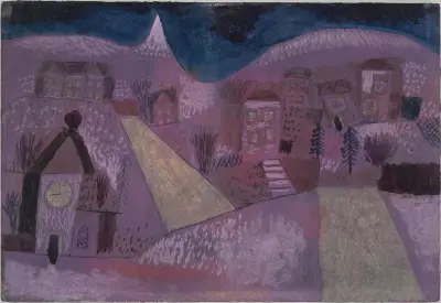 Winterlandschaft av Paul Klee
