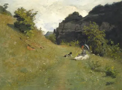 Le Chemin De La Maloche av Jean-Paul Laurens