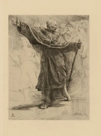 Le Pape Pl.08 av Jean-Paul Laurens