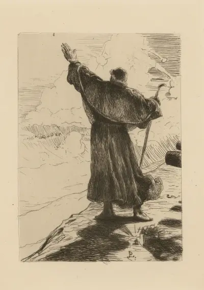 Le Pape Pl.13 av Jean-Paul Laurens