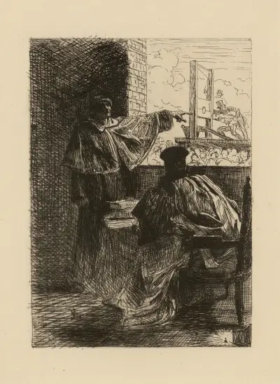 Le Pape Pl.18 av Jean-Paul Laurens
