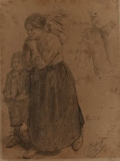 Miséreux av Jean-Paul Laurens