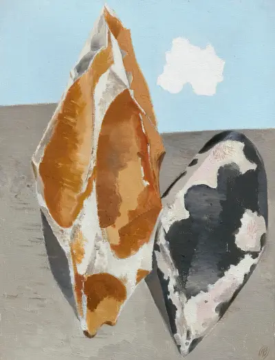 Chmura i dwa kamienie, Paul Nash