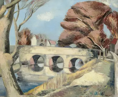 The Bridge, Romney Marsh av Paul Nash