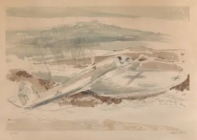 The Raider on the Moors av Paul Nash
