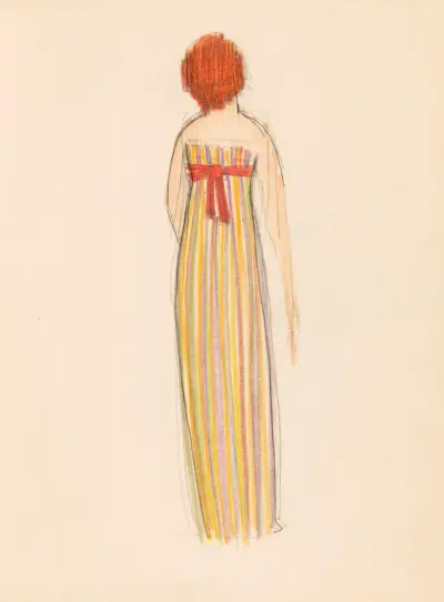 Sketch av Paul Poiret