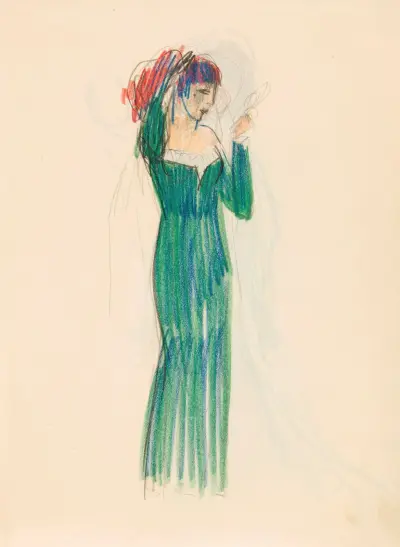 Sketch av Paul Poiret