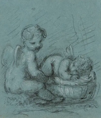 Amours couchés av Pierre-Paul Prud'hon