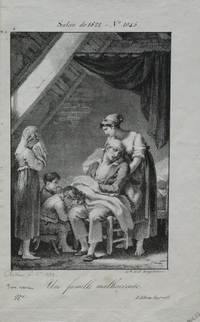 An Unfortunate Family av Pierre-Paul Prud'hon