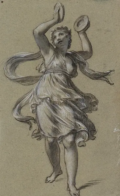 Danseuse aux cymbales av Pierre-Paul Prud'hon