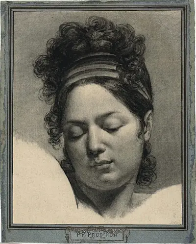 Head of a Woman av Pierre-Paul Prud'hon