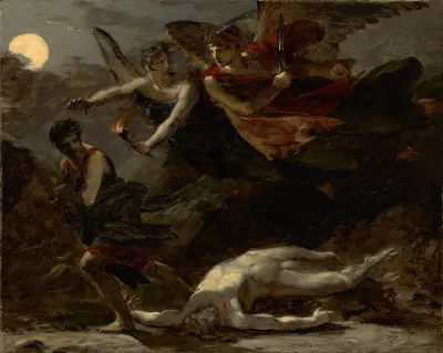 Justice and Divine Vengeance Pursuing Crime av Pierre-Paul Prud'hon