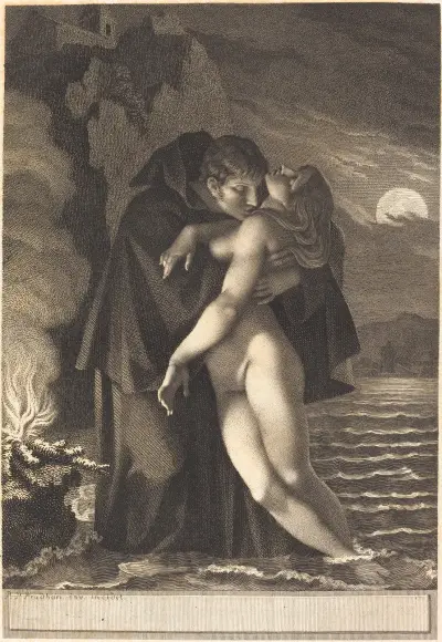 Phrosine and Melidore av Pierre-Paul Prud'hon