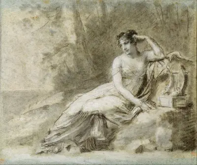 Study for a Portrait of Empress Joséphine av Pierre-Paul Prud'hon