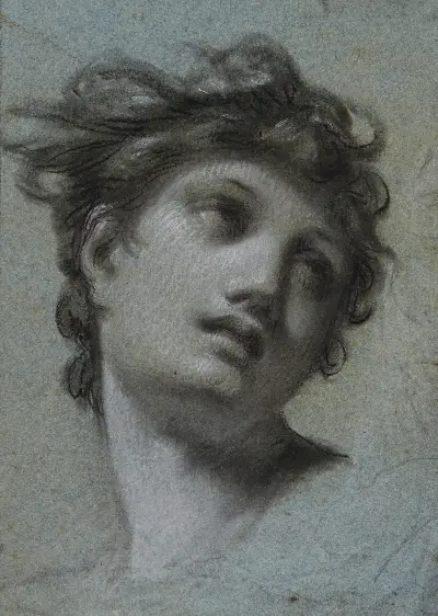 Tête de femme av Pierre-Paul Prud'hon