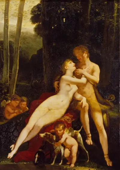 Venus and Adonis av Pierre-Paul Prud'hon