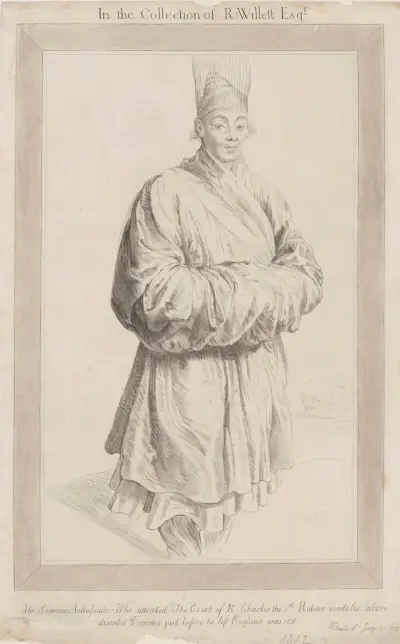 A Siamese Envoy av Peter Paul Rubens