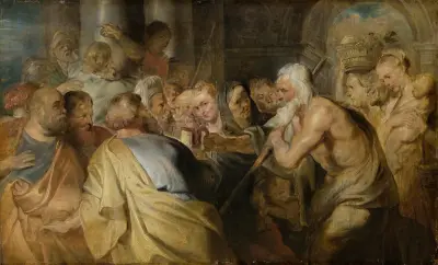 Diogenes Looking for an Honest Man av Peter Paul Rubens