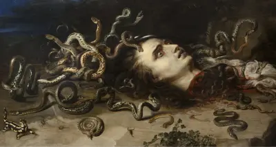 Head of Medusa av Peter Paul Rubens