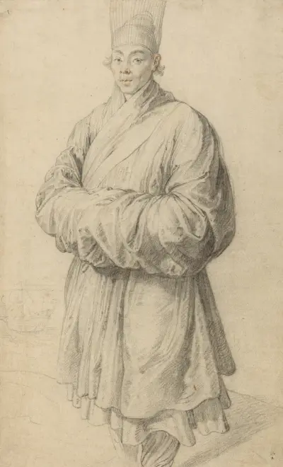 Man in Korean Costume av Peter Paul Rubens