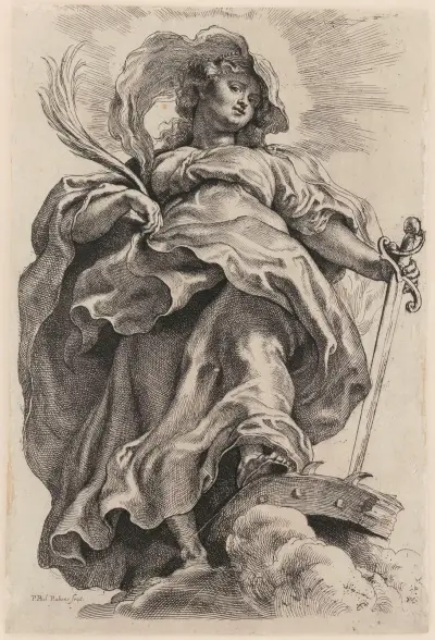 Saint Catherine of Alexandria av Peter Paul Rubens