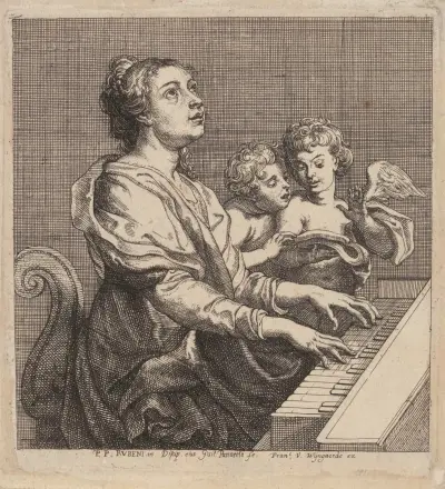 Saint Cecilia av Peter Paul Rubens